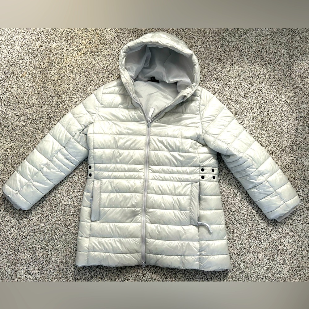 Swiss Tech Coat. Light Gray Size: XL